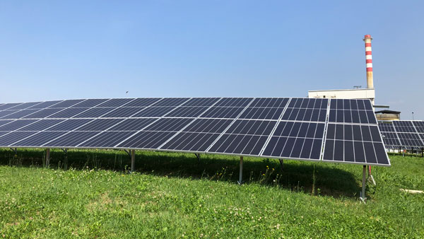 Photovoltaics at Grünenthal site Origgio Italy