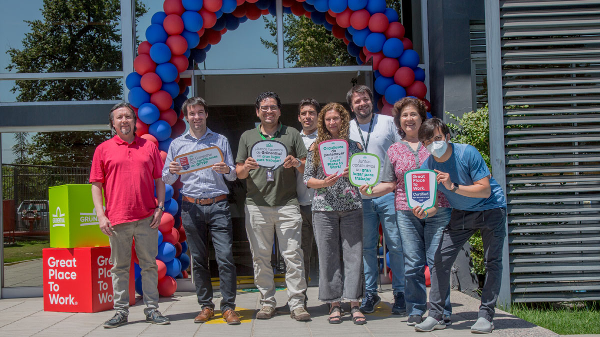 Grünenthal Chile wins Great Place to Work award