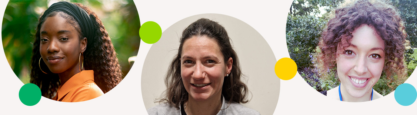 E-G-G 2025 winners: Ama Kissi (Belgium), Franziska Karl-Schöller (Germany), Maddalena Comini (UK)