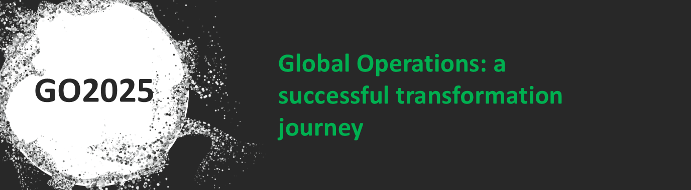 GO2025: a successful transformation journey for our Global Operations team