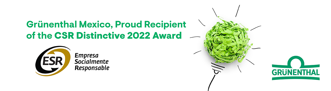 Grünenthal Mexico wins award for social and environmental responsibility