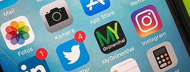 smartphone screen showing apps