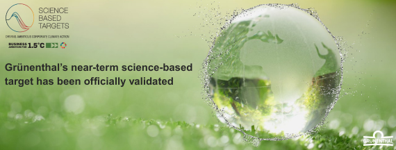 Grünenthal’s near-term science-based target has been officially validated