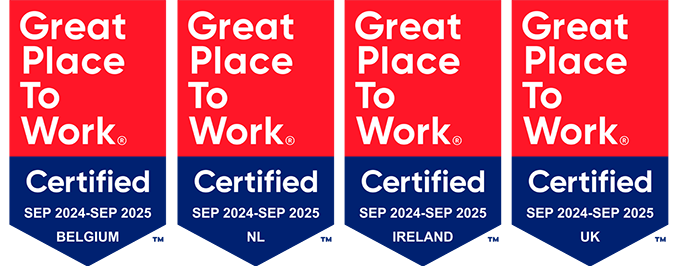Great Place to Work® Certified BE, NL, IE, UK SEP 2024 -SEP 2025