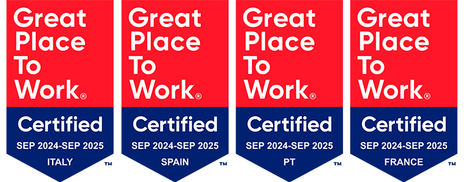 Great Place to Work® Certified IT, ES, P,T FR SEP 2024 -SEP 2025
