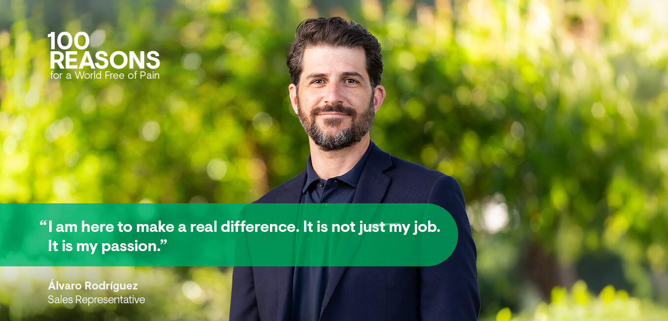 I am here to make a real difference. It is not just my job. It is my passion. - Álvaro Rodríguez, Sales Representative