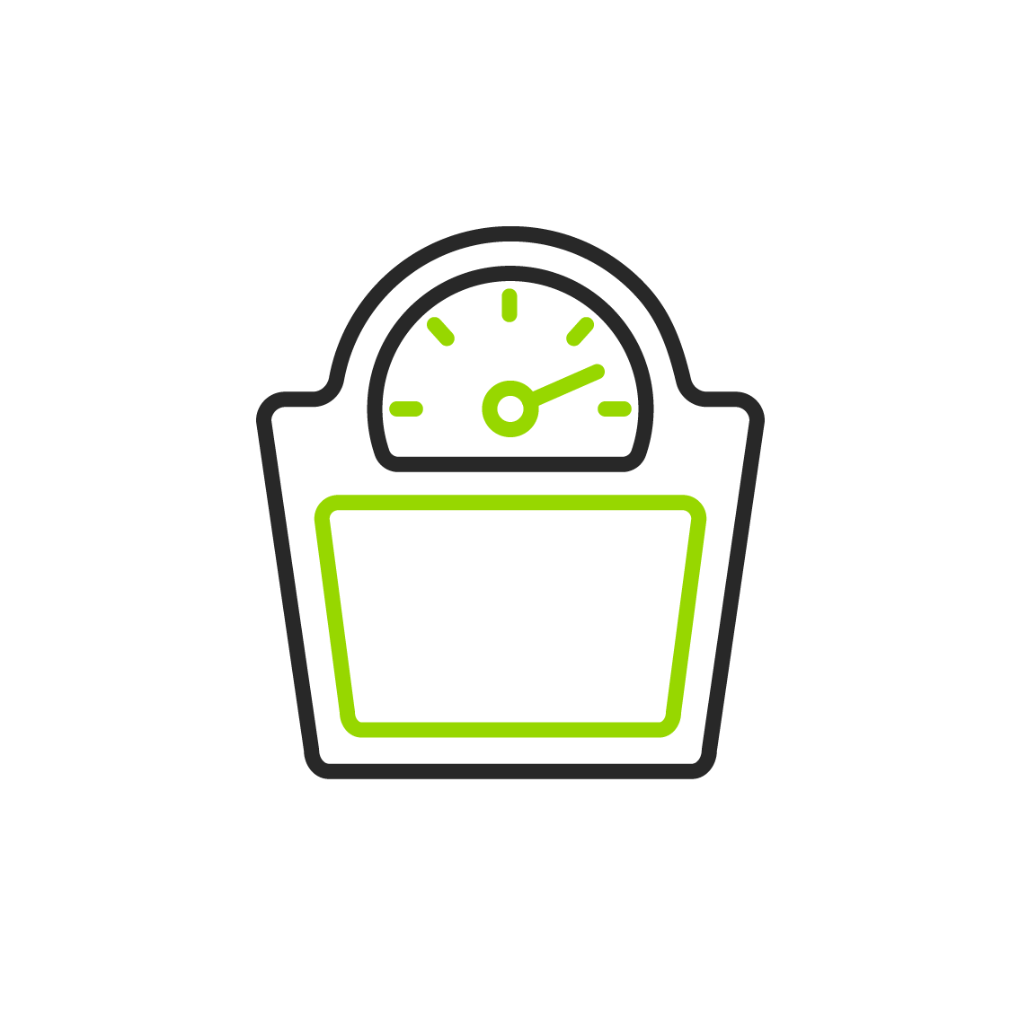Icon showing a scale