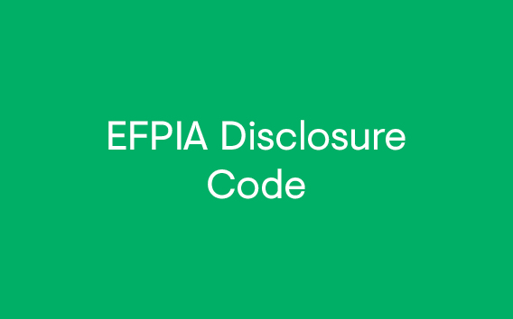 EFPIA Disclosure Code